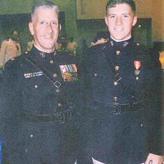 Proud Father and Son - Semper Fidelis