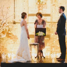 Speaking @ Amanda and Erik's Wedding- March 2012