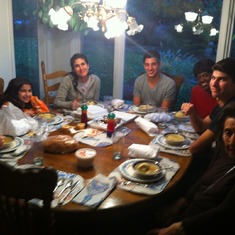 Corkey and Lenny's dinner at Mimi's  2012.