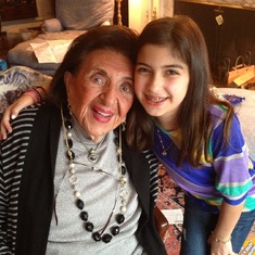 Maiya Ponsky with her great grandmother, Mimi in 2012.