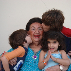 from left to right: Eric Ponsky, Mimi, Ilan and Maiya Ponsky