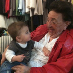 Mimi with Jake Ponsky (great grandson)