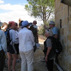 Charlotte working with UW students in Sicily 2008