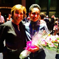 Charlotte & Ate9’s Danielle Agami after taking top honors at McCallum Theatre’s 17th Annual Choreogr