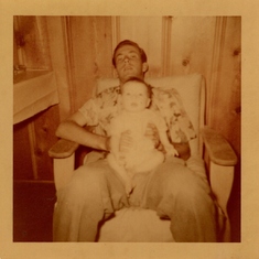 Sept 1954 with Daddy Jim