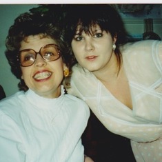 Joan Clark with Cheryl
