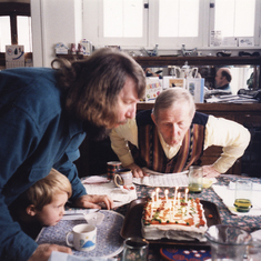 Chet and Erling birthday boys, Chet is about 68, see video section for his 88th