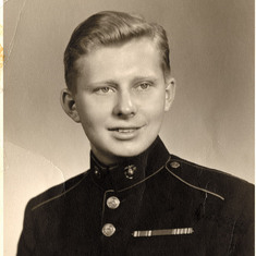 Chet as young marine