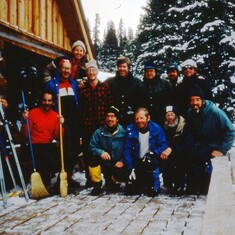 A Tribute --  the first 10th Mountain Hut to Hut trip, March 1985