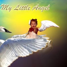 Our little angel with wings!