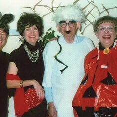 One of my favorite pictures of the Malerich Family, with Aunt Chic as "The Great Pumpkin."