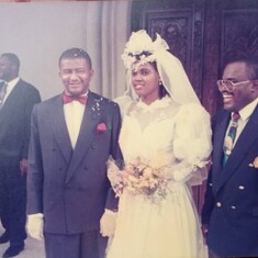 At wedding of Engr and Mrs George Ezekwem in November 1992, Chidi anchored as Master of Ceremony