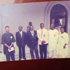 More pictures Chidi took with other members of Wedding Planning Committe in November 1992