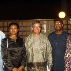 Chidi with Mike Thomas (Bonga Project PM) and members of the PMT (circa 2005)