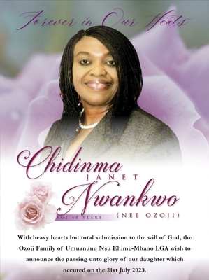 Chidinma Janet Nwankwo (Ozoji)