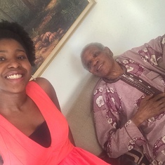 Big Daddy and his granddaughter, Teniola