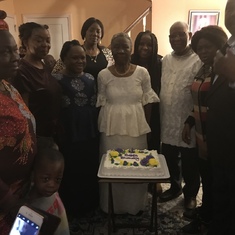 Celebrating mummy’s 82nd birthday with Femi’s family in Elkins Park PA