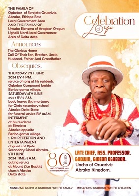 CHIEF.ASS. PROf OGBEBOR GODWIN GIDEON