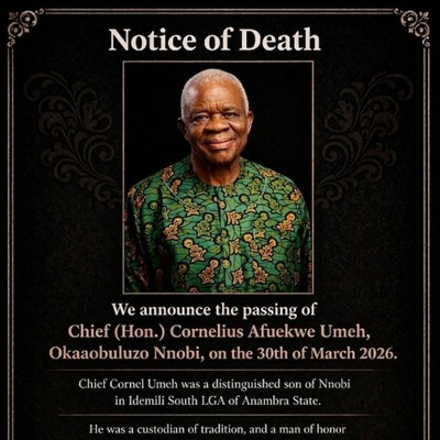 Chief Cornelius Afuekwe Umeh