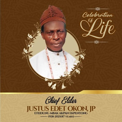Elder Chief  Justus Okon, JP