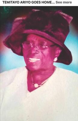 Chief (Mrs) Millicent Temitayo Ariyo