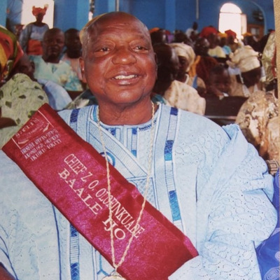CHIEF ZACCHEUS OLAJIRE OLOFINKUADE