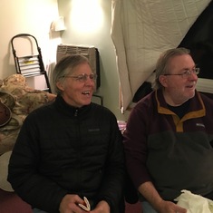 Chip and Don Jasmin Dec. 2019 Chip's 70th birthday party