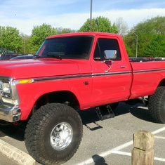 Chris loved his Red F150... I think it may have looked like this had he been able to finish restoring it...