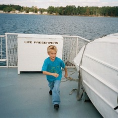 01NOV - Chris enjoys the  ferry ride