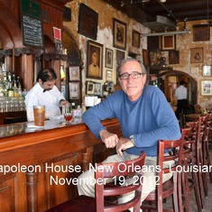 48-November 19, 2012. Napoleon House. New Orleans, Louisiana (Sazerac)