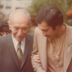 1978 wedding with grandfather Bejamin Alk