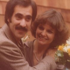 1978 wedding with Sharon
