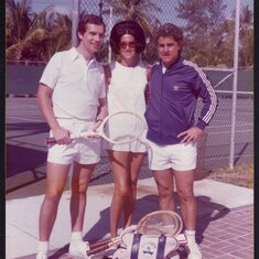 CHR, KP & Andy Garcia in Key Biscayne 1975