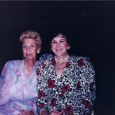 Mutti and Christa in 2000