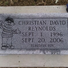 Christian's Headstone