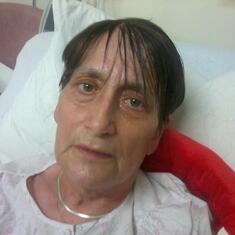 Mum in her last days at Sunderland Royal Hospital.