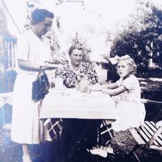 Christl, mom and grandma...early 1930s