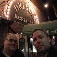 Chris and Glen at the Dresden in LA 2018