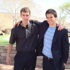 Luke Ford and Chris graduating from Diamond Ranch Academy in St. George, Utah -- wonderful memories!