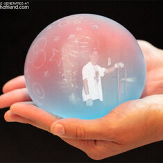 CHRIS  IN CRYSTAL BALL