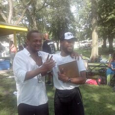 At the picnic with 2 of Beta Phi Pi founders, thank you Chris for your vision and continued spirit.