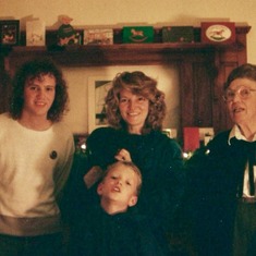 Chris, Aunt Chris, Nick & Granny Green Jeans