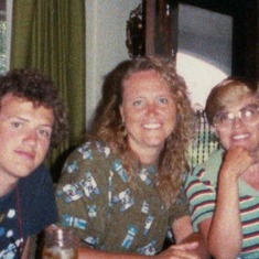 Chris, Mom & family friend Linda