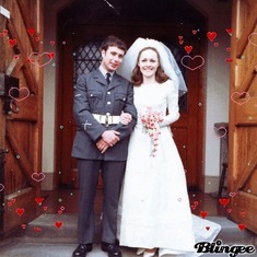 Our Wedding Day 1st March 1969. St. David's Day