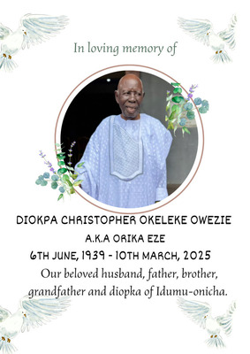 Diopka Elder Christopher Okeleke Owezie
