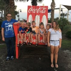 South Carolina with all of his neices and nephews