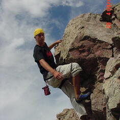 Rock Climbing at summer camp