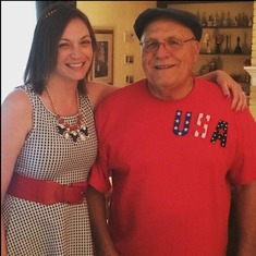 Ashley & Grandpa 4th of July 2015