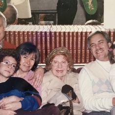 From Left to Right: Brother in Law - Ron, Nephew - David, Sister -Suzanne, Mother - Betty, Chuck, and Daughter - Alexandra