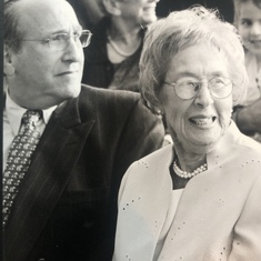 Chuck and his mother, Laura Fisher
